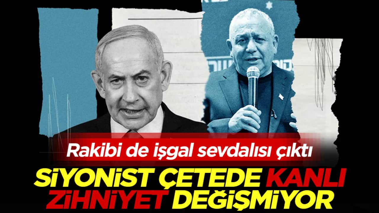 Siyonist çetede kanlı zihniyet değişmiyor! Katil Netanyahu’nun rakibi de işgal sevdalısı çıktı