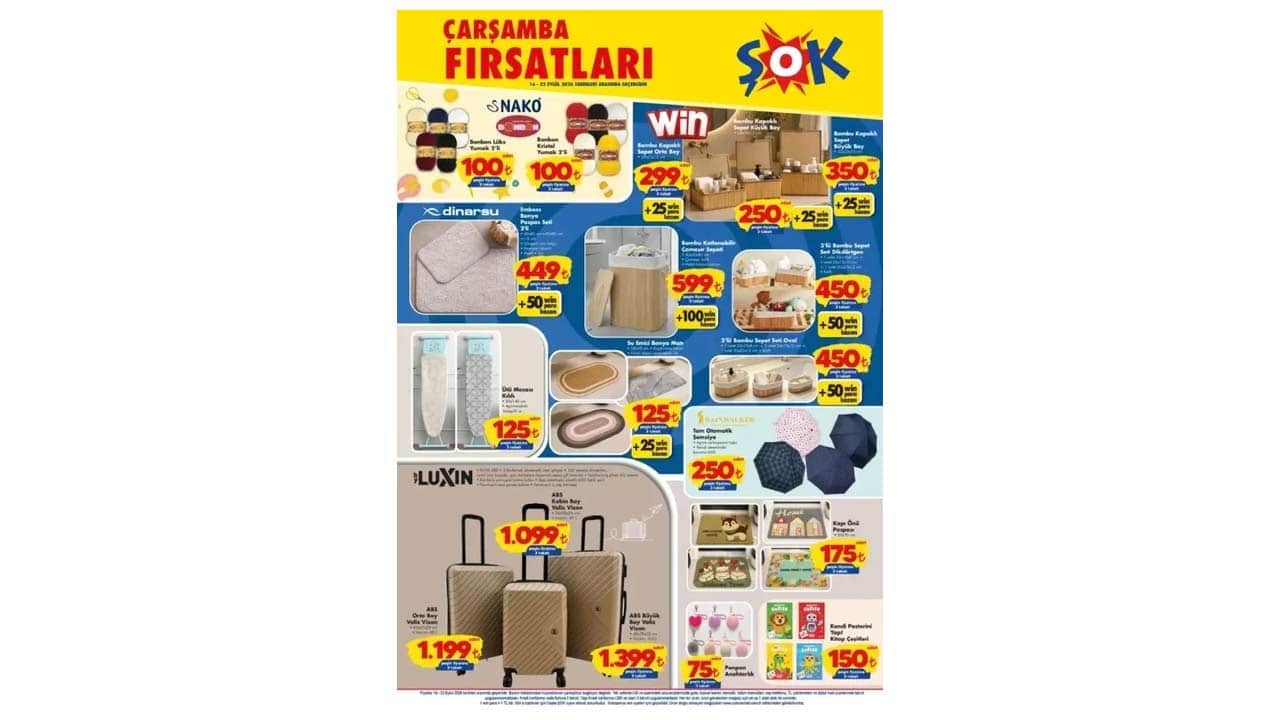 Foto - ŞOK’ta bu hafta Stanley termos bayramı var! 16-22 Eylül aktüel ürünler kataloğu yayınlandı!