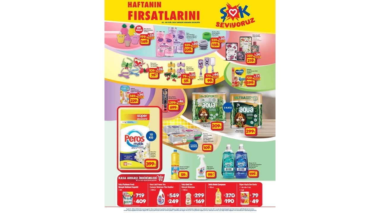 Foto - ŞOK’un cazip fiyatlı hafta sonu fırsatları… Seç, beğen al! Şok fiyatlarla onlarca ürün