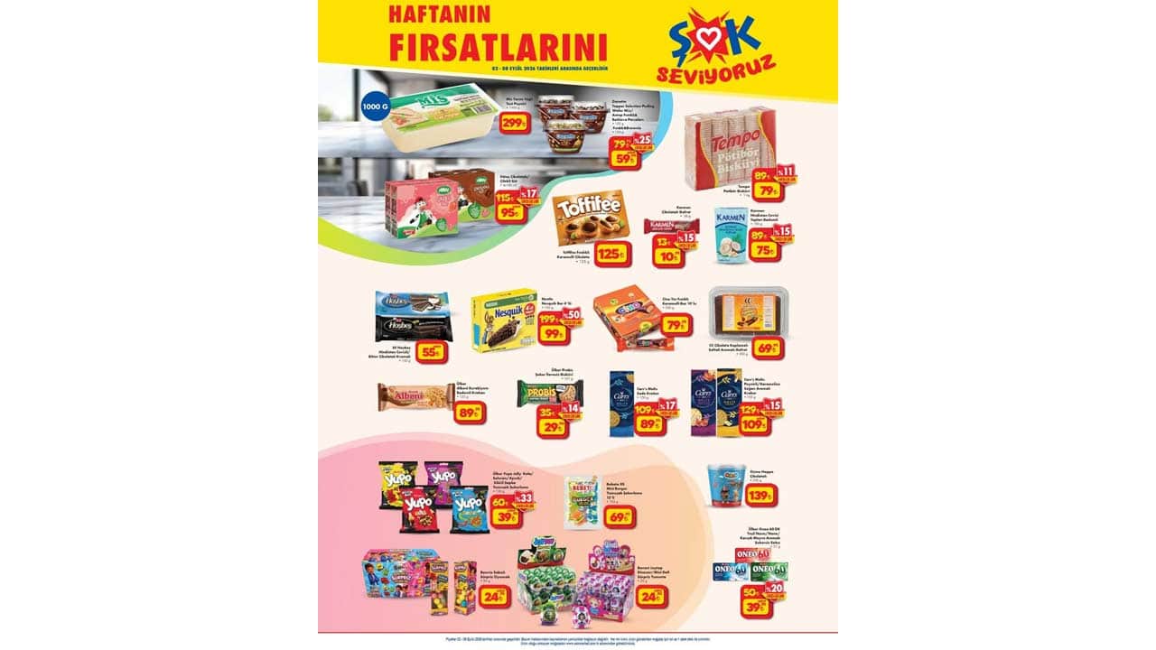 Foto - ŞOK’un cazip fiyatlı hafta sonu fırsatları… Seç, beğen al! Şok fiyatlarla onlarca ürün