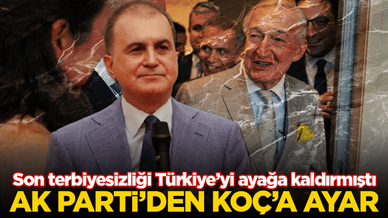 Son terbiyesizliği Türkiye’yi ayağa kaldırmıştı! AK Parti’den Koç’a ayar