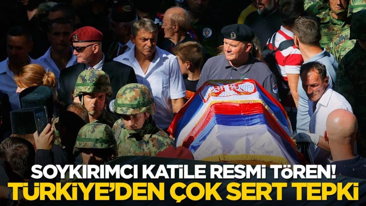 Soykırımcıya devlet töreni! Türkiye'den çok sert tepki