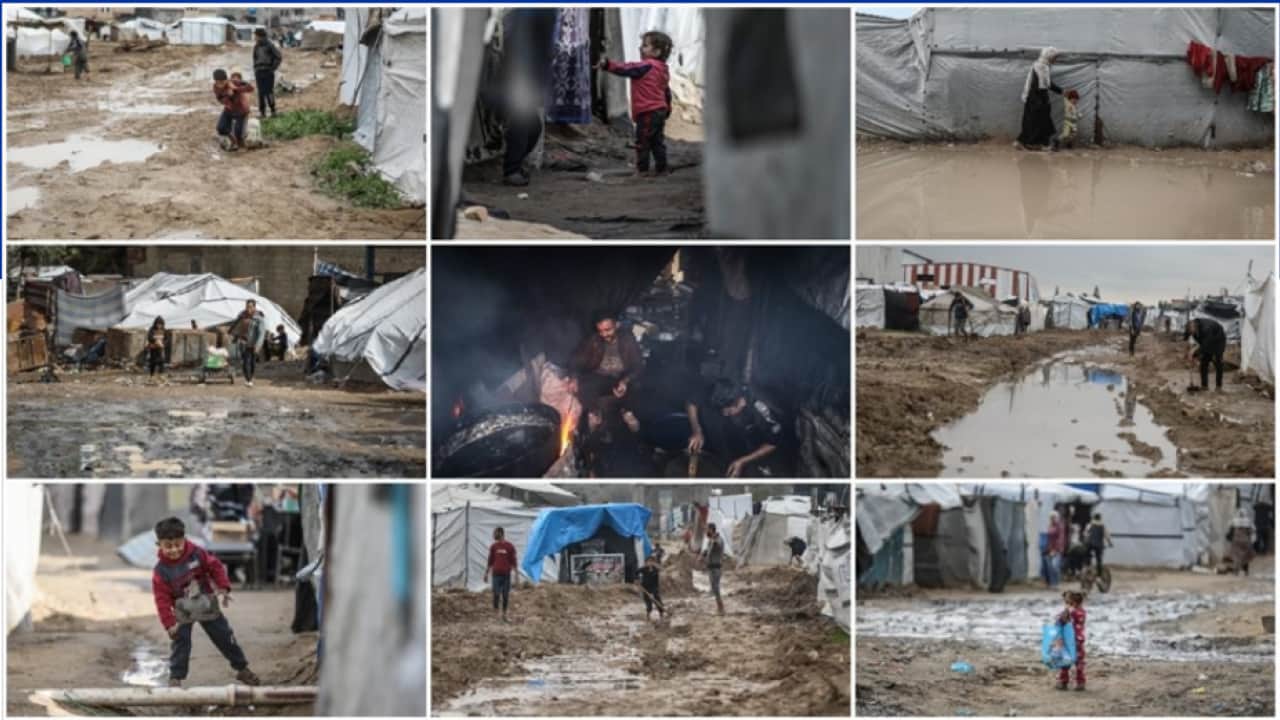 Foto - Sözde ateşkes, özde sefalet: İsrail’in insani yardım ambargosu kış felaketiyle birleşti