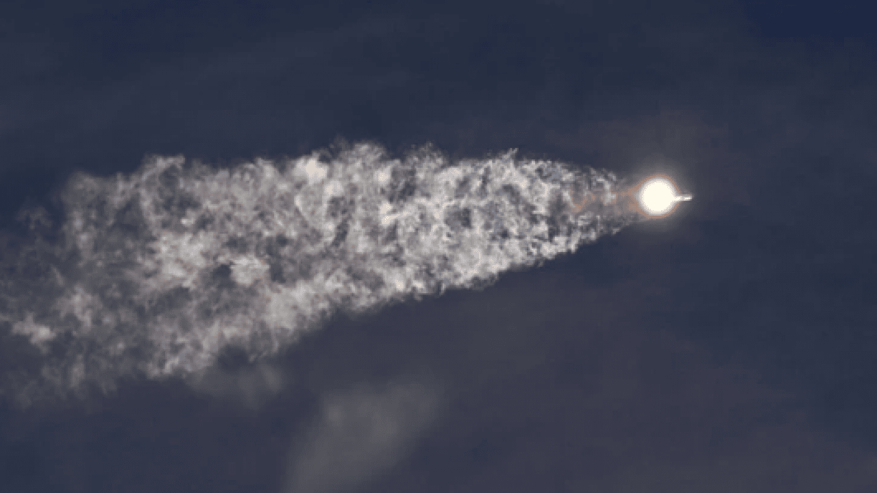 Foto - SpaceX'ten uzayda tarihi imza: Starship roketi yörüngeye ulaştı