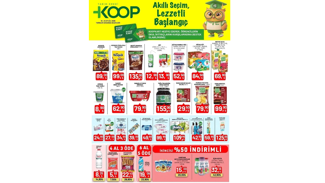 Foto - Sucuktan, peynire, deterjandan patatese…Tarım Kredi'de indirim yağmuru