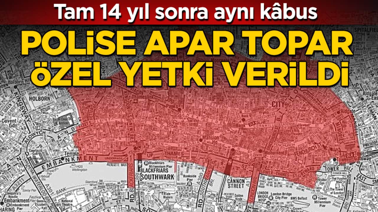 Tam 14 yıl sonra aynı kâbus! Polise apar topar özel yetki verildi