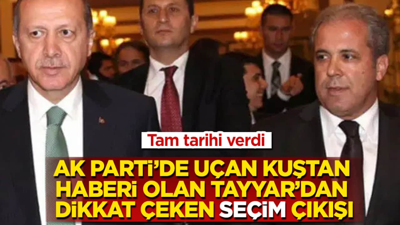Tam tarihi verdi! AK Parti’de uçan kuştan haberi olan Şamil Tayyar’dan dikkat çeken "seçim" çıkışı