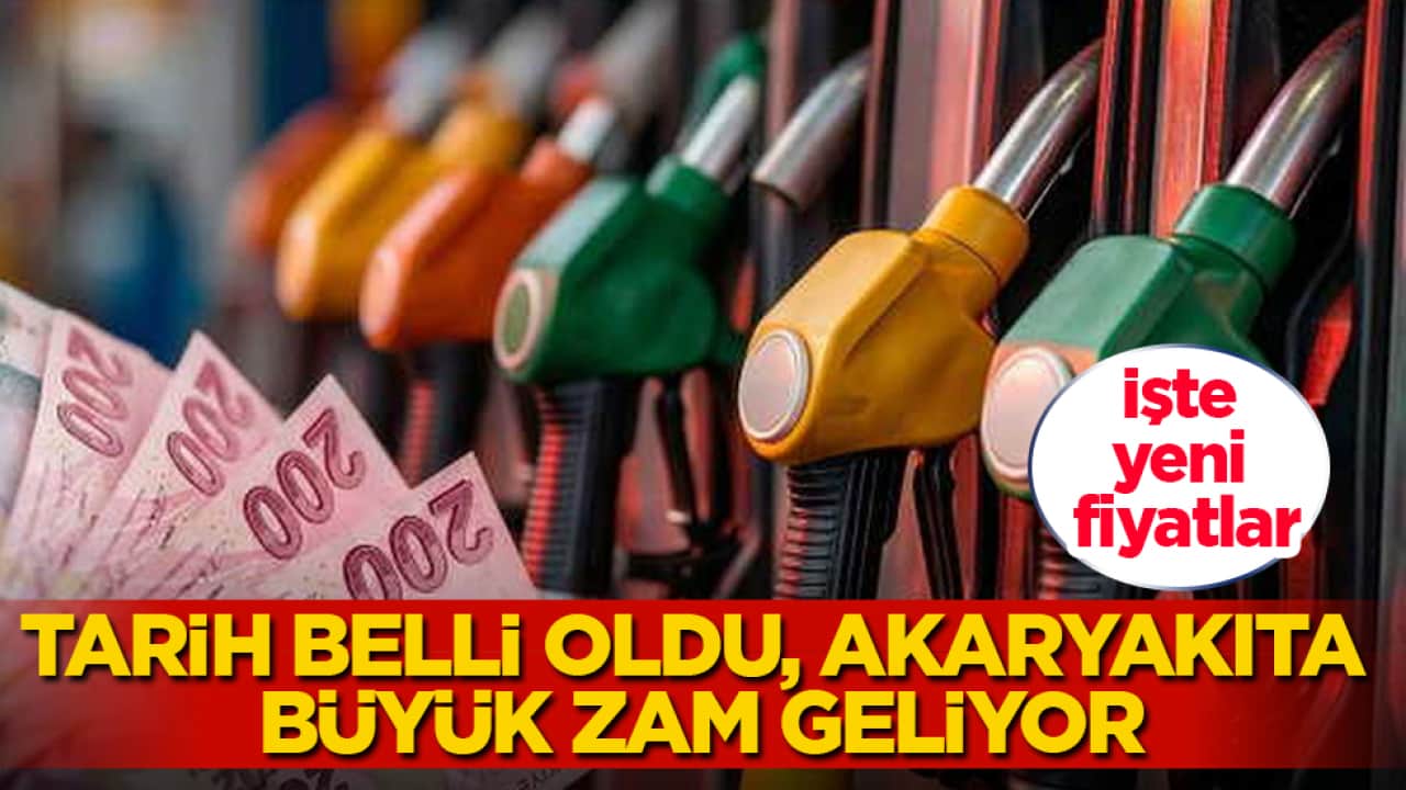 Tarih belli oldu, akaryakıta büyük zam geliyor! İşte yeni fiyatlar