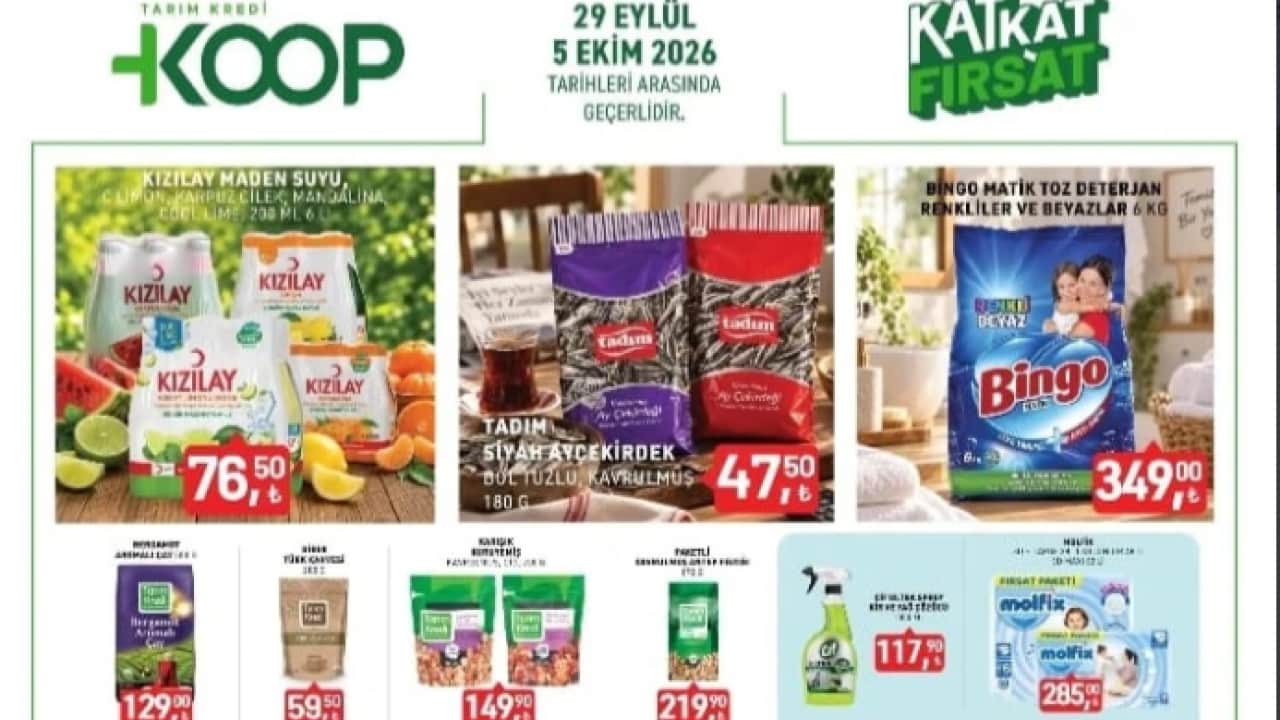 Foto - Tarım Kredi KOOP Market’te ekim fırsatı! İndirim kataloğu yayınlandı