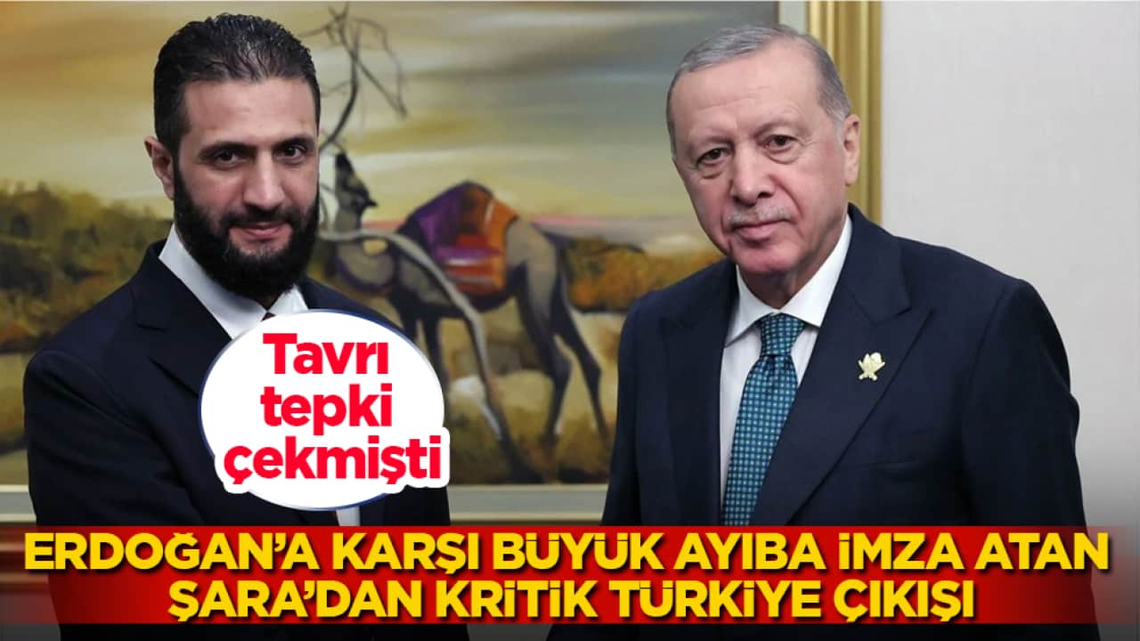 Tavrı tepki çekmişti! Erdoğan’a karşı büyük ayıba imza atan Şara’dan kritik Türkiye çıkışı