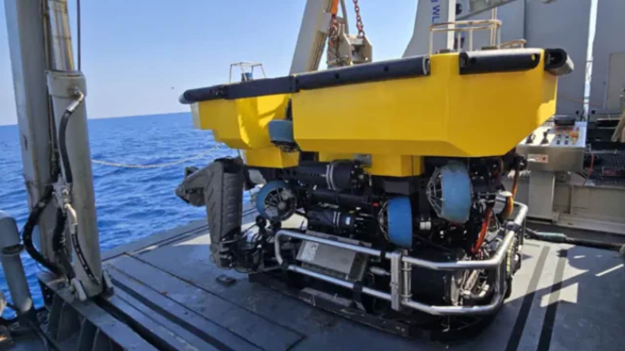 Foto - TCG Işın gemimiz enkazın peşinde: Deniz dibinde robotik taramalara başlandı