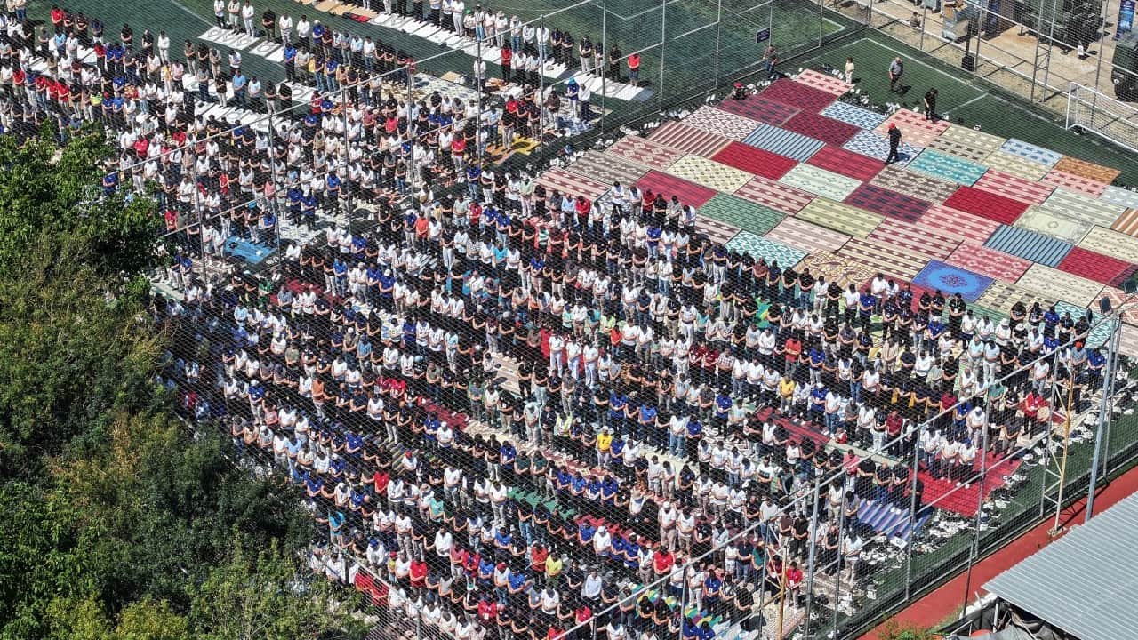 Foto - TEKNOFEST Mavi Vatan'da cuma namazı böyle kılındı