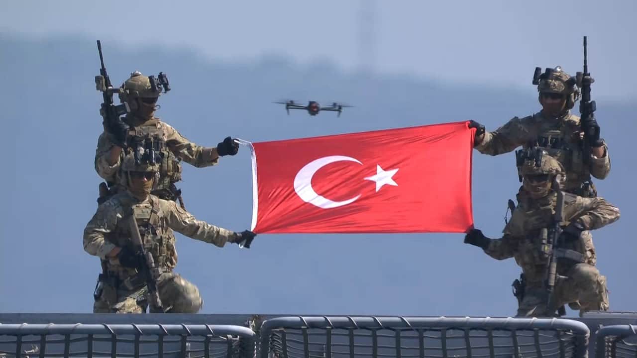 Foto - TEKNOFEST Mavi Vatan'da SAT ve SAS komandoları gösteri yaptı