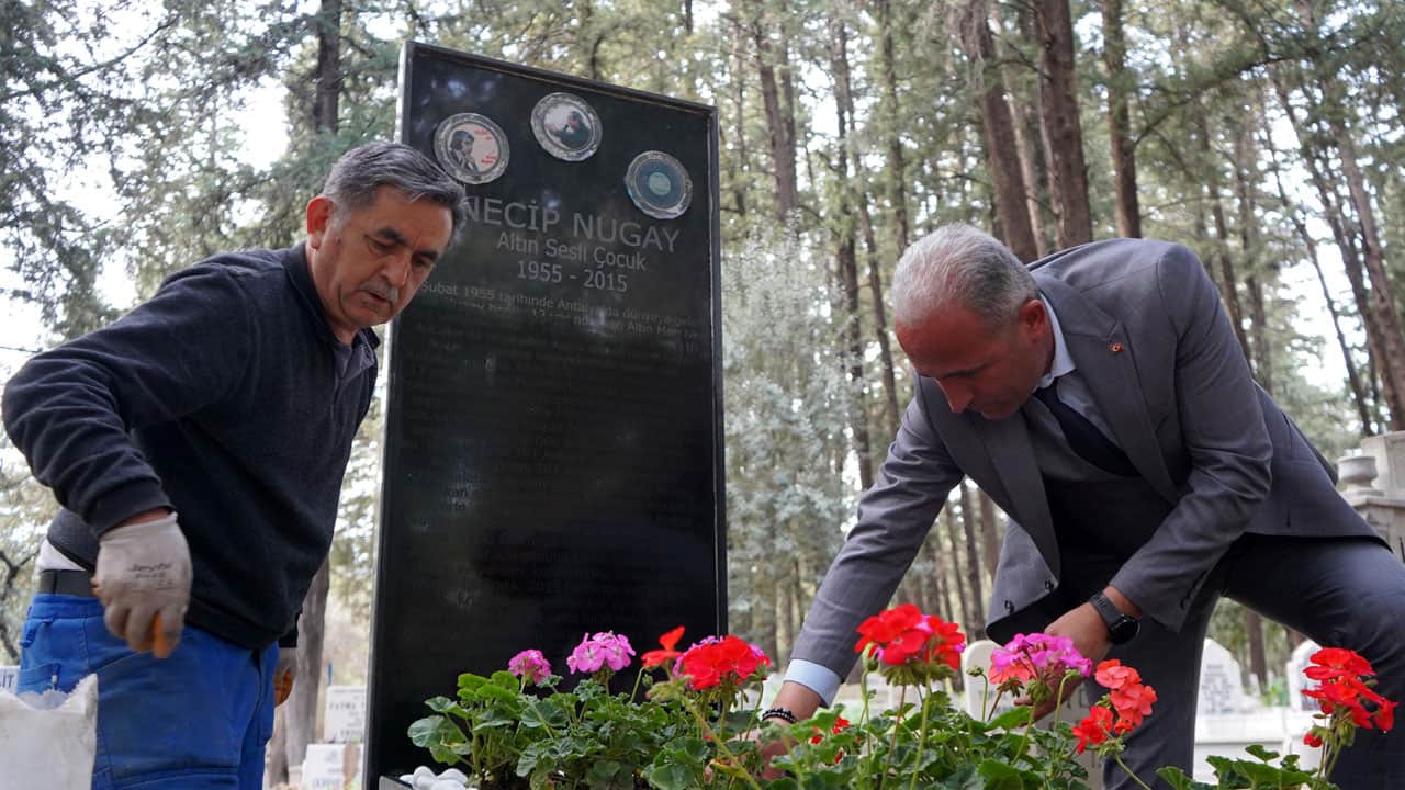 Foto - Teknoloji burada da devreye girdi! Artık kabir ziyaretleri görüntülü yapılıyor