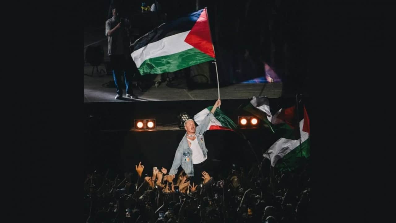 Foto - Terör devleti bunu beklemiyordu! Formula 1 pilotu Hamilton'dan Macklemore'a Filistin desteği