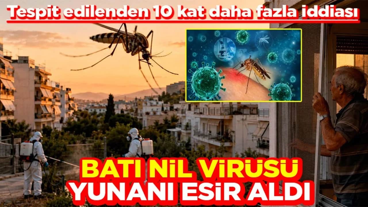 Tespit edilenden 10 kat daha fazla iddiası Batı Nil virüsü Yunanı esir aldı