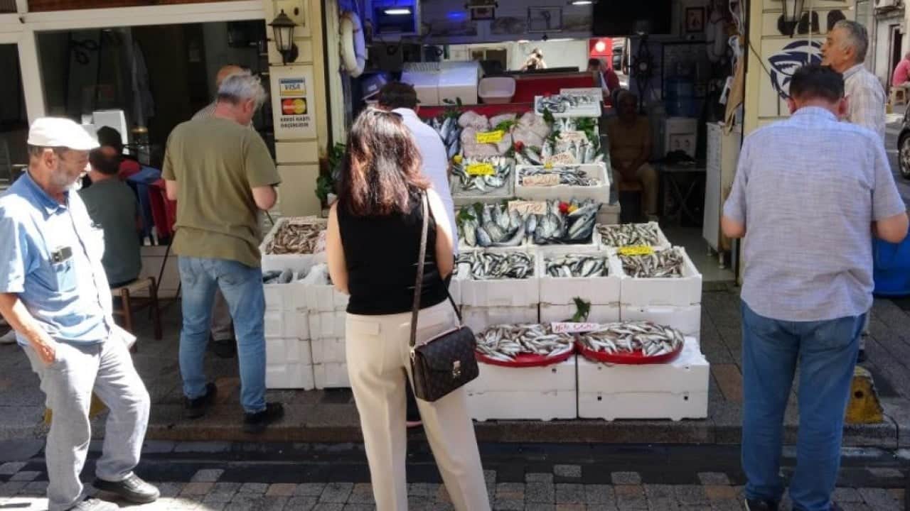 Foto - Tezgahlarda palamut bereketi! 600 gramlık balığın fiyatı 100 liraya düştü