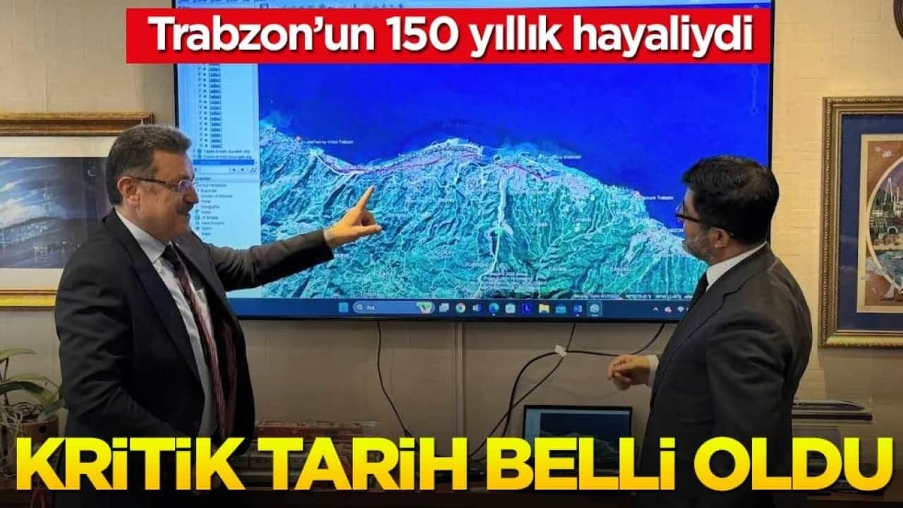 Trabzon’un 150 yıllık hayalinde tarihi adım: Raylı sistemin temeli 1 Eylül’de atılıyor