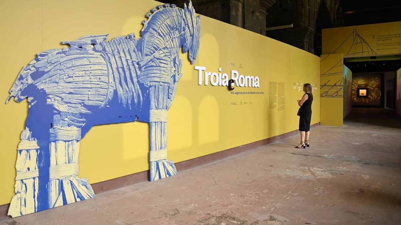 Foto - Troya'nın hikayesi Roma'da 2 milyonu aşkın ziyaretçiyle buluştu...