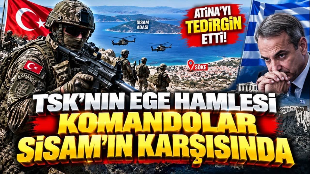 TSK'nın Ege hamlesi Atina'yı tedirgin etti! Komandolar Sisam'ın karşısında