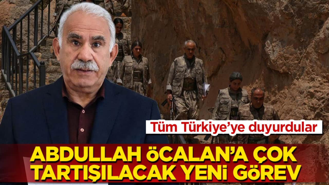 Tüm Türkiye’ye duyurdular! Abdullah Öcalan’a çok tartışılacak yeni görev