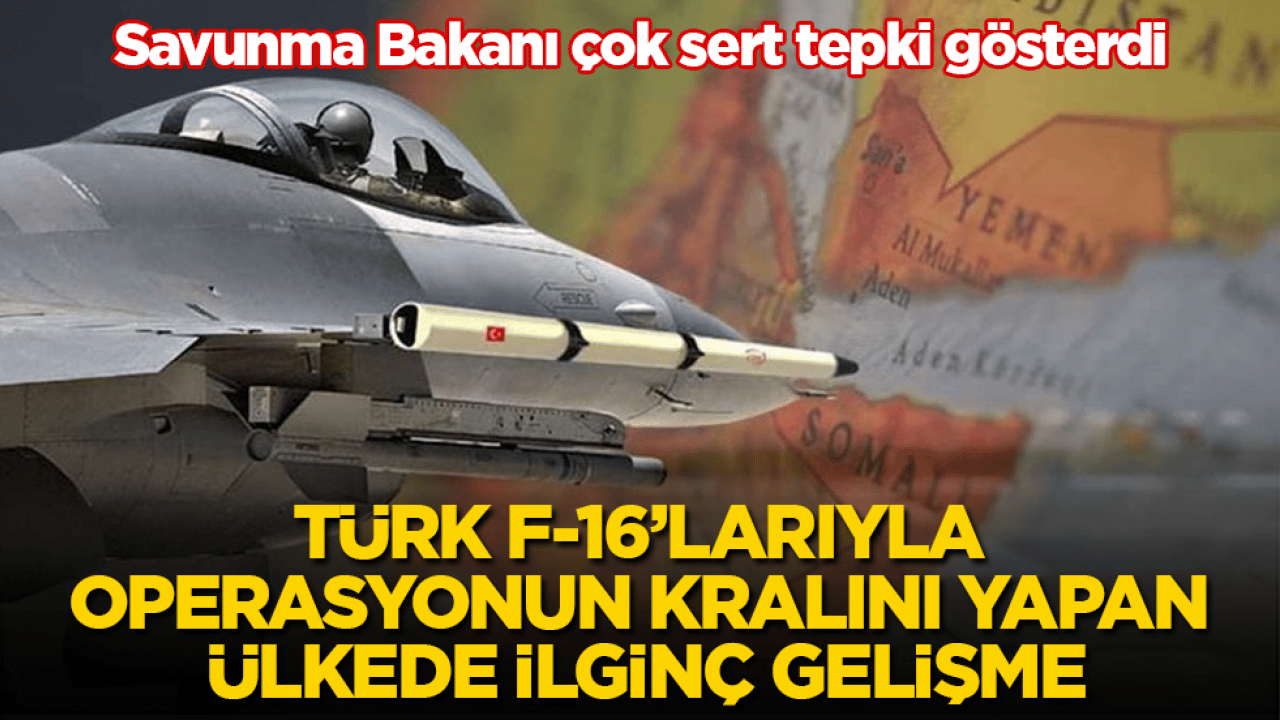 Türk F-16’larıyla operasyonun kralını yapan ülkede ilginç gelişme! Savunma Bakanı çok sert tepki gösterdi