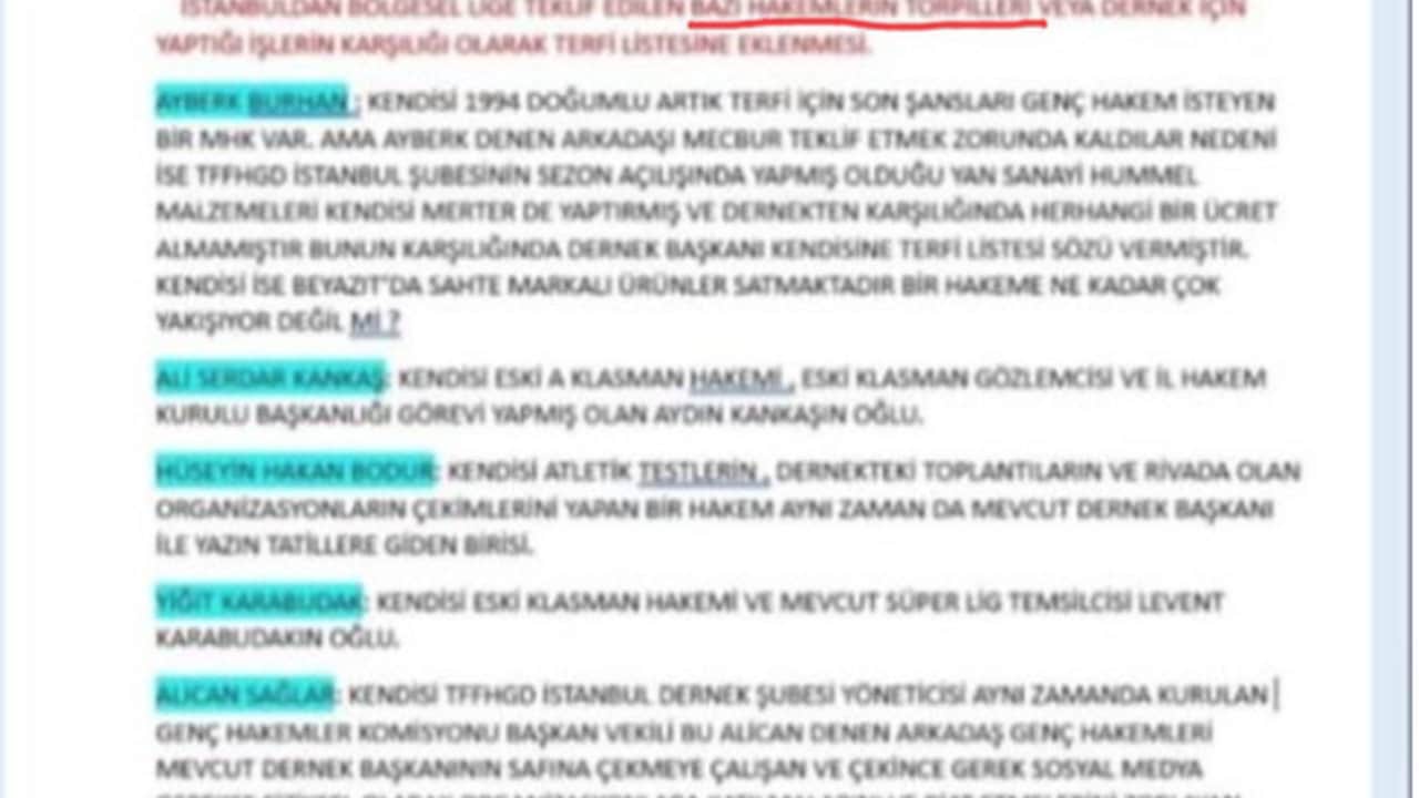 Foto - Türk futbolunda yer yerinden oynayacak! TFF Başkanı Hacıosmanoğlu’nun gizli yazışmaları dosyaya girdi: "Torpil listesi" ortaya çıktı