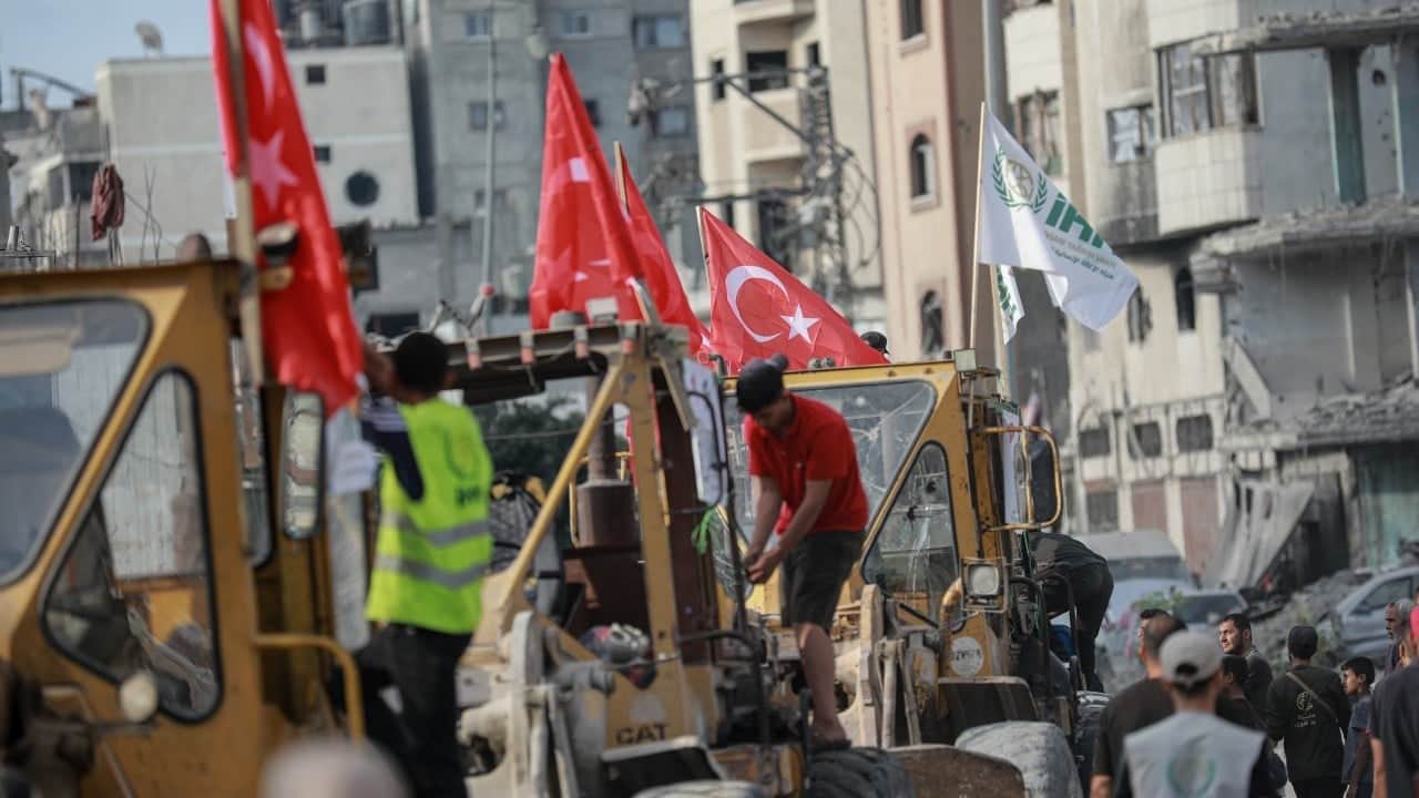 Foto - Türk konvoyu Gazze'de