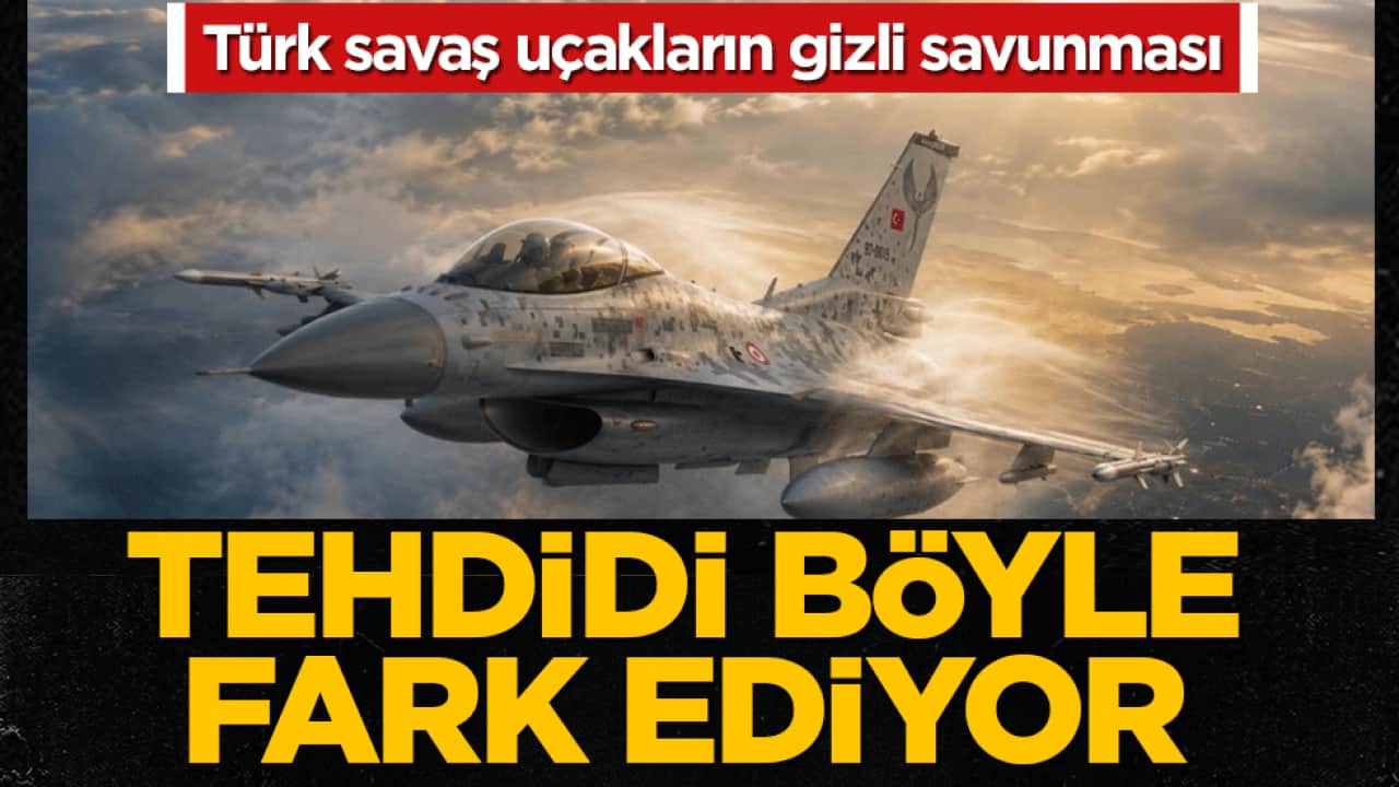Türk savaş uçakların gizli savunması: Tehdidi böyle fark ediyor!
