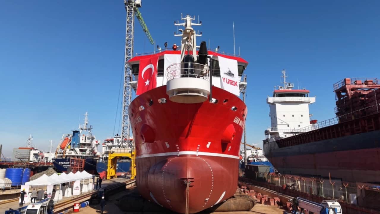 Foto - Türk tersanelerinde bir ilk: İlk yerli ve milli tarama gemisi suya indi!