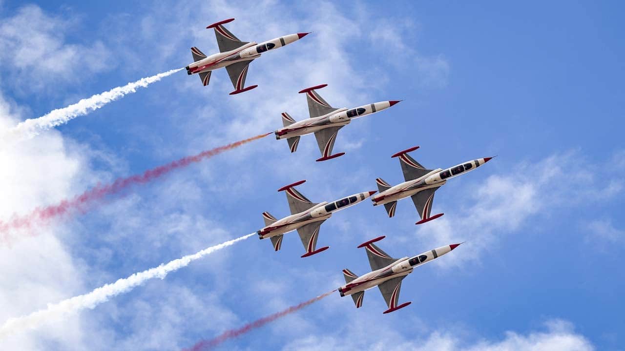 Foto - Türk Yıldızları Güneydoğu göklerinde! TEKNOFEST’te görkemli akrobasi şöleni!