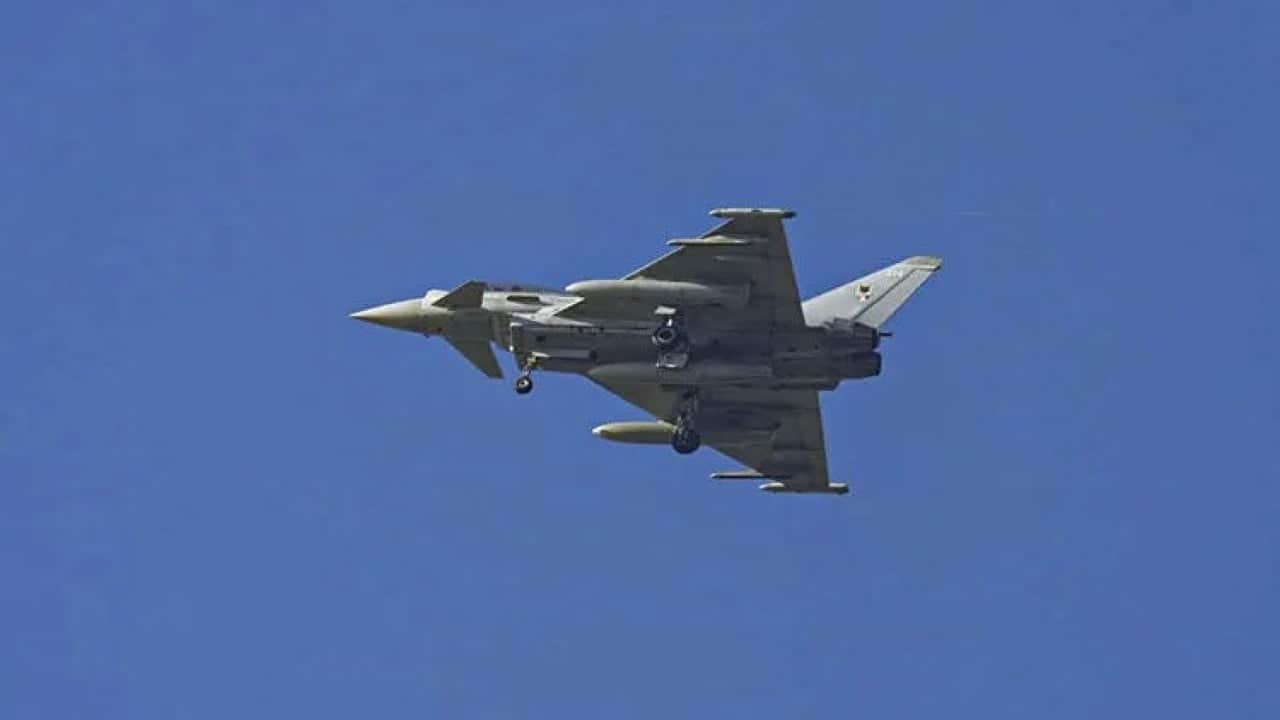 Foto - Türkiye almak için gün sayıyordu: Eurofighter savaş uçağı vuruldu