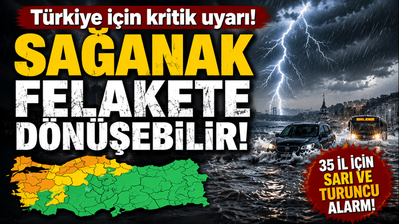 Türkiye için kritik uyarı! Sağanak felakete dönüşebilir