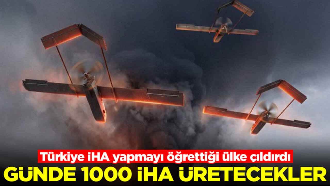 Türkiye İHA yapmayı öğrettiği ülke çıldırdı: Rapor sızdı, günde 1000 İHA üretecekler