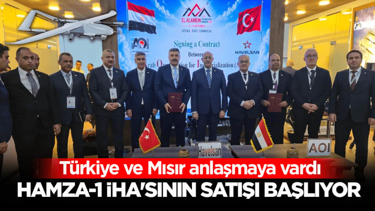 Türkiye ve Mısır anlaşmaya vardı! HAMZA-1 İHA'sının satışı başlıyor