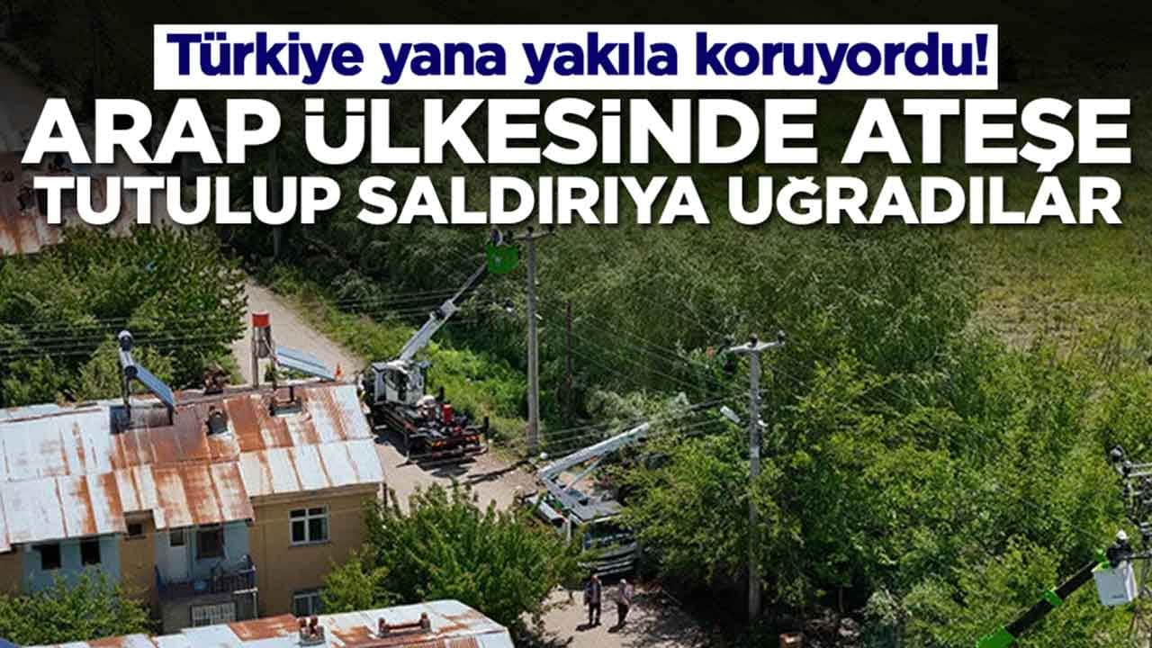 Türkiye yana yakıla koruyordu: Arap ülkesinde ateşe tutulup saldırıya uğradılar