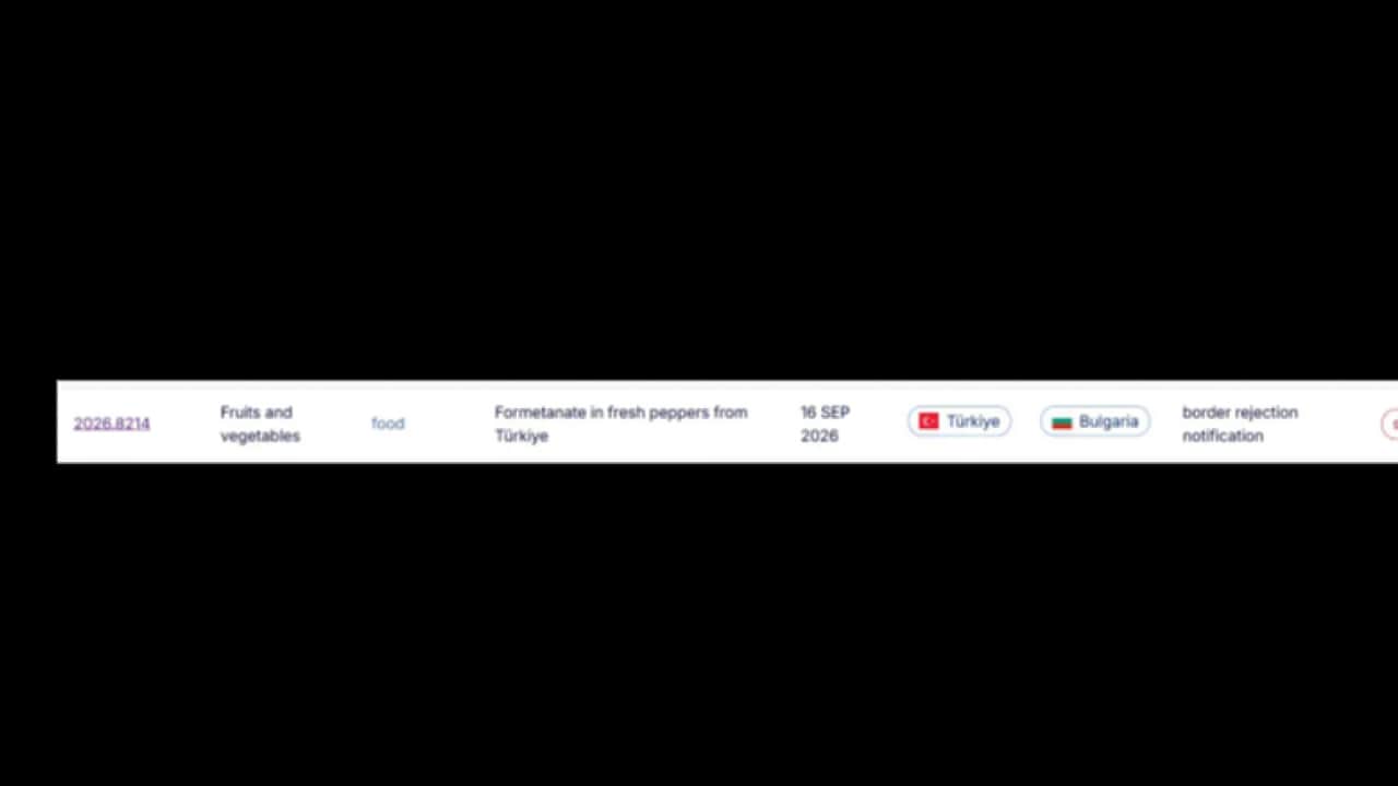 Foto - Türkiye'den gönderilen domates ve biberleri acil koduyla imha ettiler