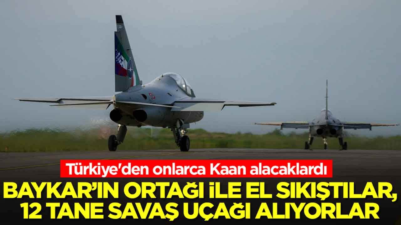 Türkiye'den onlarca Kaan alacaklardı: Bir anda Baykar'ın ortağıyla el sıkıştılar, 12 tane savaş uçağı alıyorlar