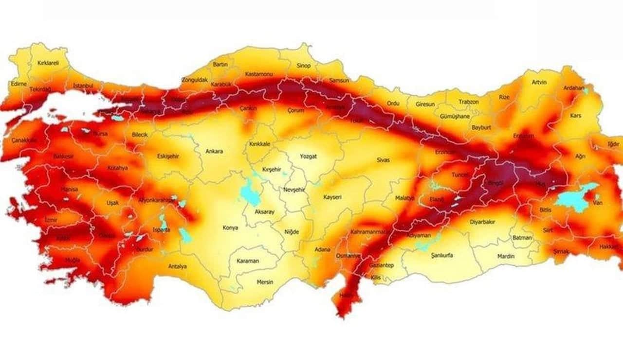 Foto - Türkiye’nin güncel deprem haritası yayınlandı! İşte en tehlikeli ve en güvenli şehirler