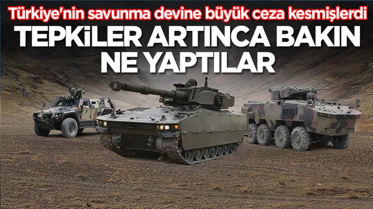 Türkiye'nin savunma devine büyük ceza kesmişlerdi: Tepkiler artınca bakın ne yaptılar
