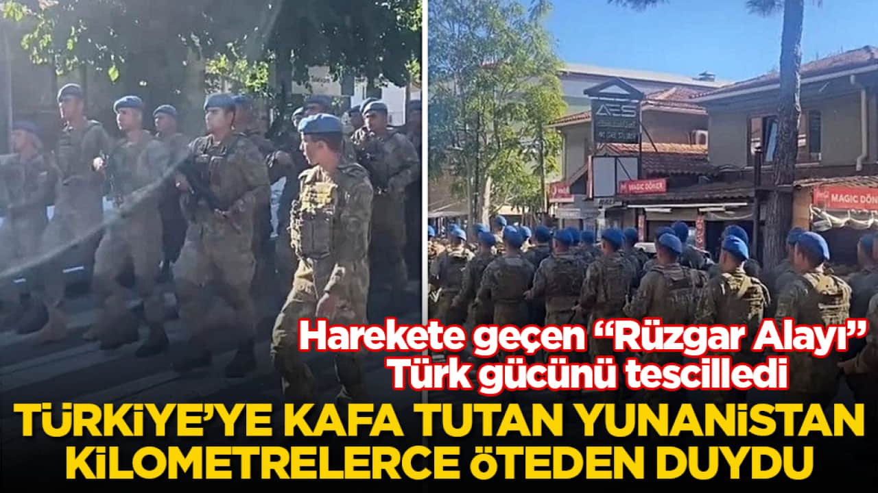 Türkiye’ye kafa tutan Yunanistan, kilometrelerce öteden duydu! Harekete geçen "Rüzgar Alayı" Türk gücünü tescilledi