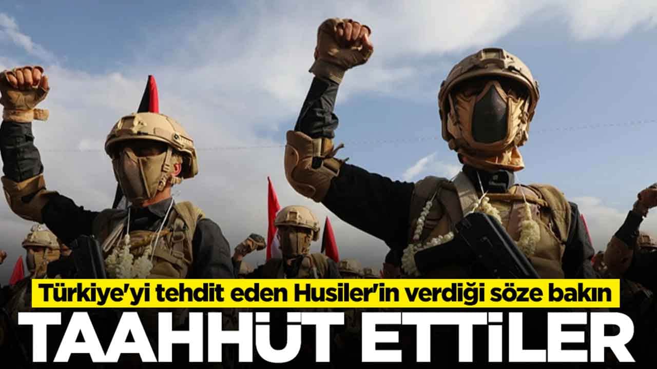 Türkiye'yi tehdit eden Husiler'in verdiği söze bakın: Taahhüt ettiler
