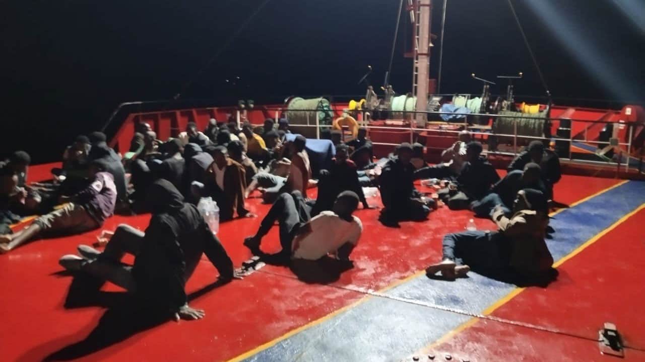 Foto - Türk’ün kardeşlik eli her yerde! 48 Sudanlı göçmeni denizden çekip aldık
