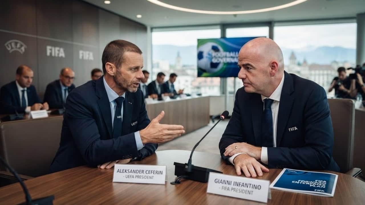 Foto - UEFA ile FIFA arasında kriz yaşanıyordu! Ceferin’den ‘aday değilim’ açıklaması