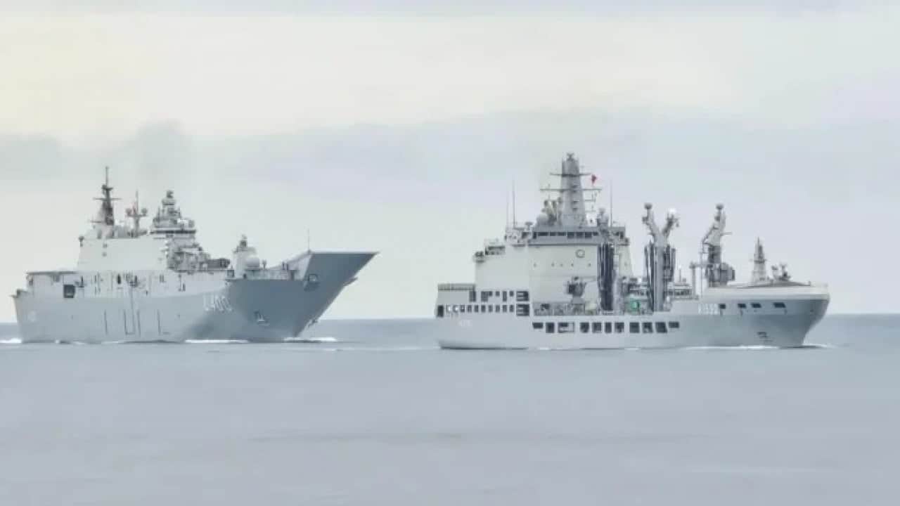 Foto - Avrupa ülkesi bu görüntülerle çalkalanıyor! Türk savaş gemileri, İHA'lar ve 2000 asker kritik noktaya konuşlandı