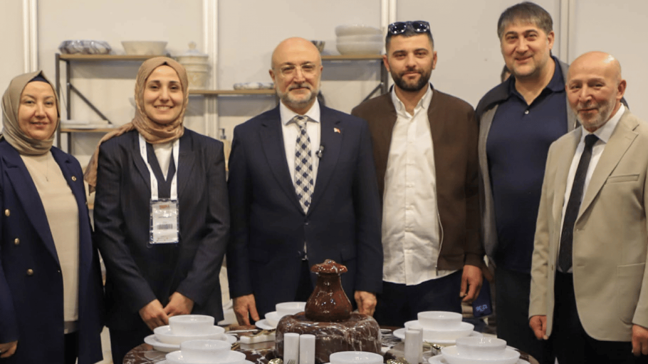 Foto - Uluslararası Doğaltaş ve Teknolojileri Fuarı'na Av. Turgay Şahin çıkarması... 