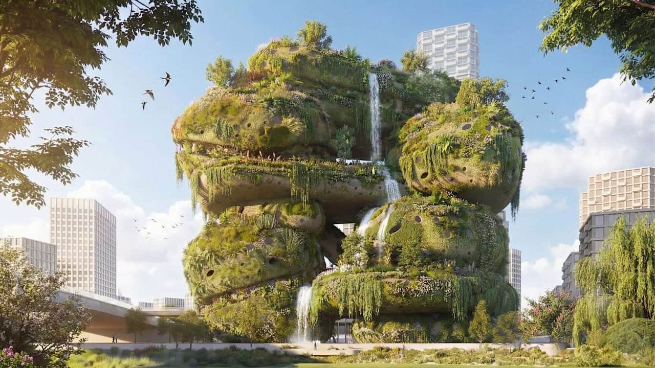 Foto - Uzaktan bakan dağ sanacak! Bakın şehrin göbeğine neden 7 dev kaya yerleştirilecek?