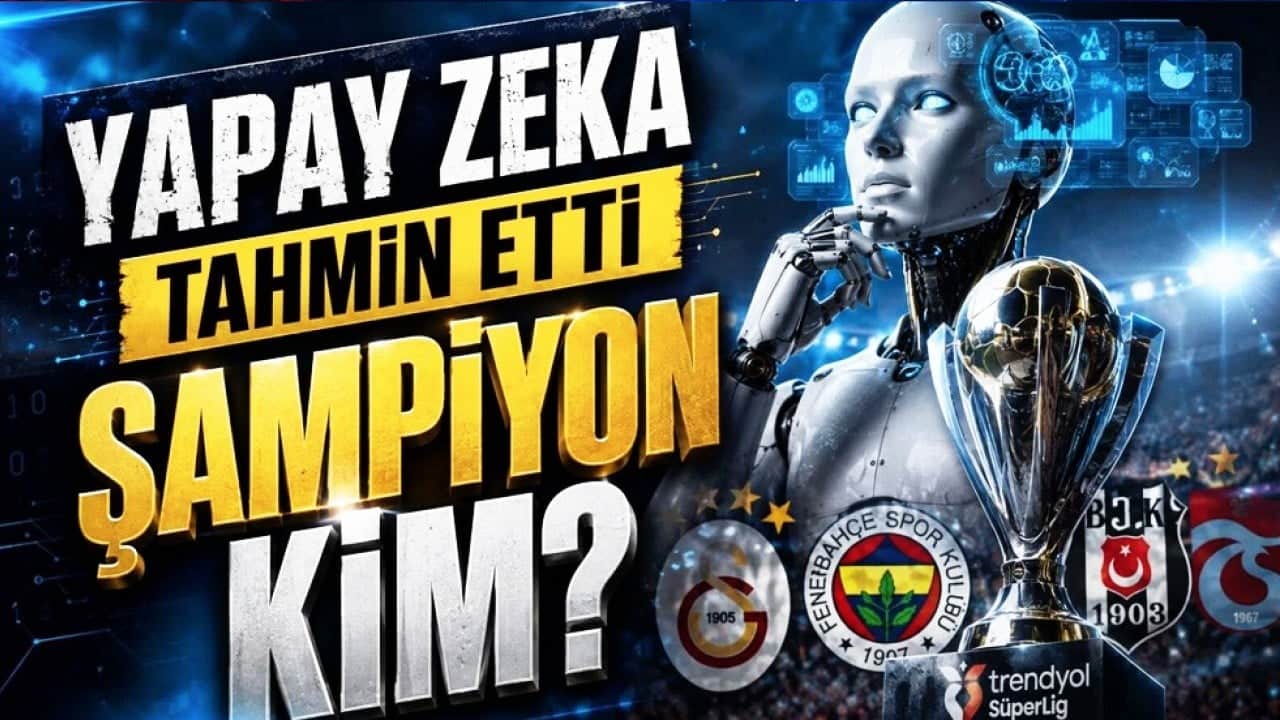 Yapay zeka, Süper Lig şampiyonunu ilan etti! Çok büyük değişim çok...