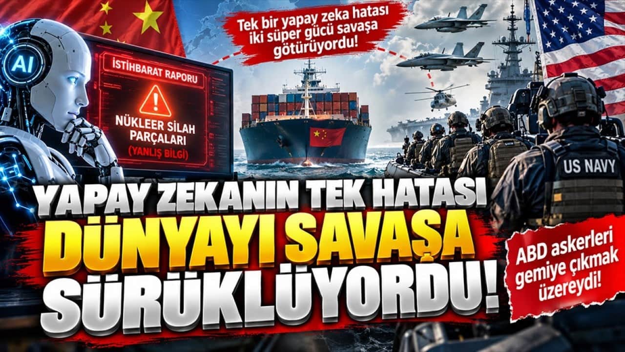 Yapay zekanın tek hatası dünyayı savaşa sürüklüyordu! ABD askerleri gemiye çıkmak üzereydi