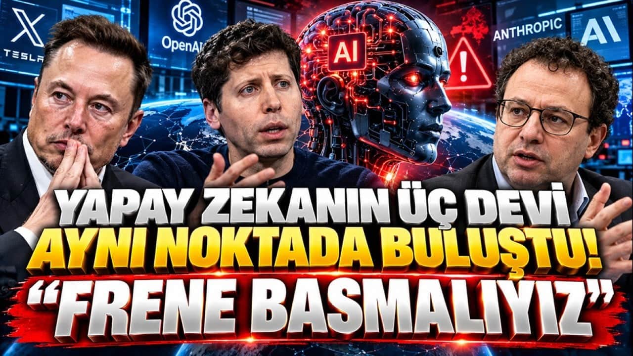 Yapay zekanın üç devi aynı noktada buluştu! "Frene basmalıyız"